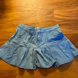 Dolls kill 90s denim skirt